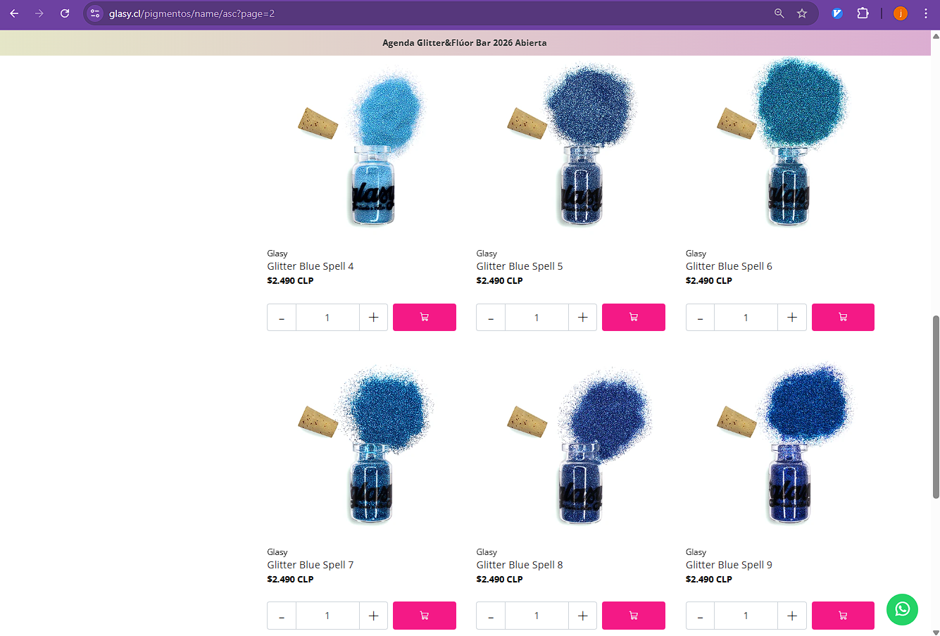 Glasy E-Commerce - Caso de éxito